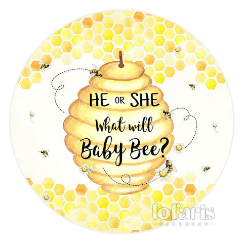 Autour de lui ou elle ce qui va bébé abeille toile de fond de douche de bébé
