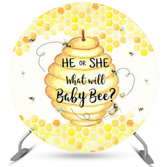 Autour de lui ou elle ce qui va bébé abeille toile de fond de douche de bébé