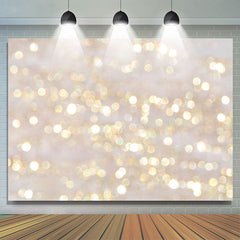 Paillettes Or Glitter Bokeh Anniversaire Toile de Fond pour Décor de Fête