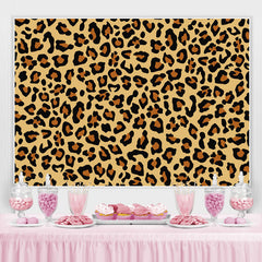 Toile de fond simple joyeux anniversaire Leopattern pour femme