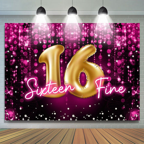 Sweet 16 Toile de fond bokeh ¨¤ paillettes roses fines pour anniversaire