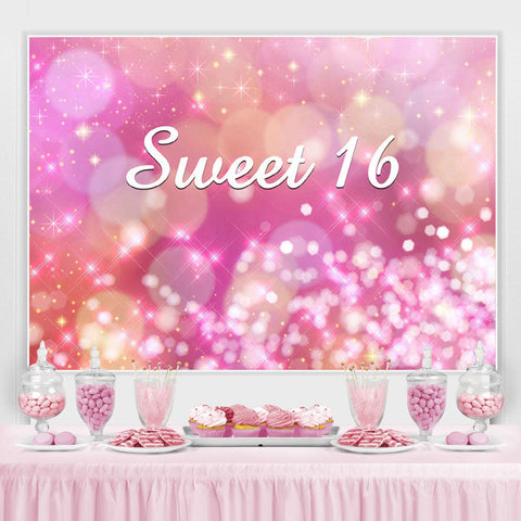 Doux 16 Rose Gokeh Dor¨¦ Bokeh 16e anniversaire Toile de aime