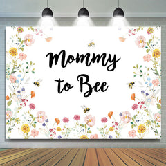 Sweet Spring Mommy To Bee Toile de fond de douche de bébé