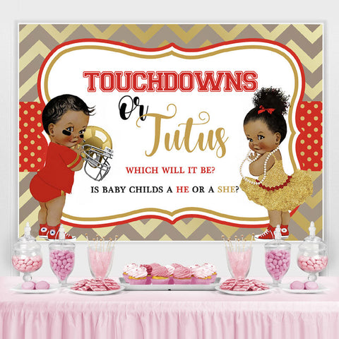 Touchdowns ou Jutus sexe révèlent toile de fond de douche de bébé