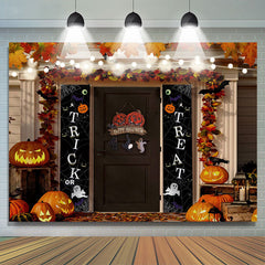 Trick Or Treat Happy Halloween Thème douche de bébé Toile de fond