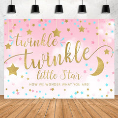 Toile de fond de douche de bébé Twinkle Little Star pour la fête